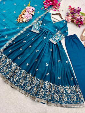Midnight Sapphire Gown
