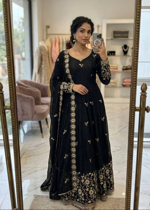 Midnight Sapphire Gown