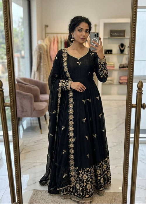 Midnight Sapphire Gown