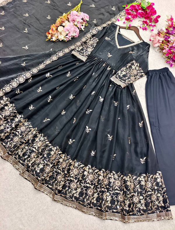Midnight Sapphire Gown