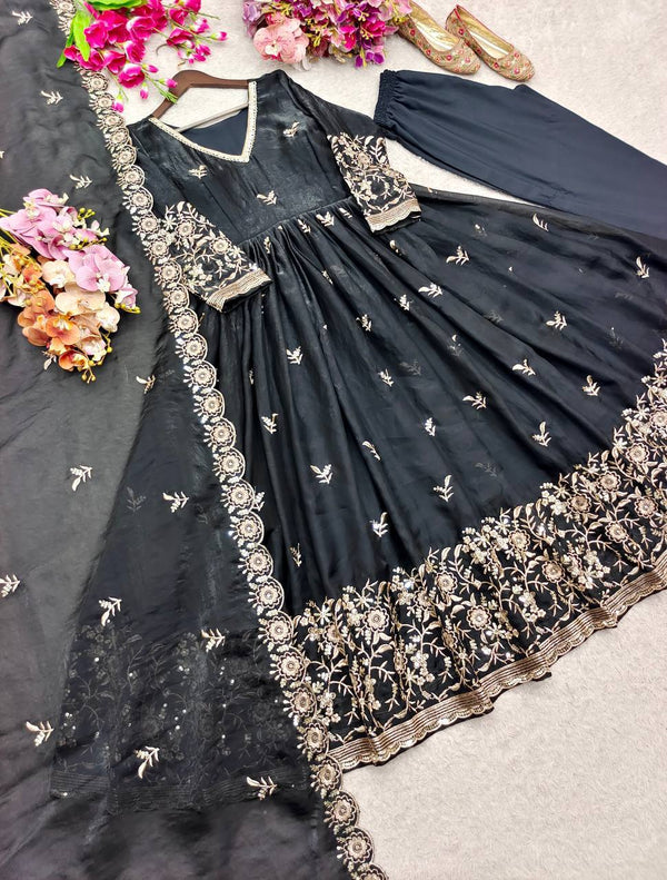 Midnight Sapphire Gown