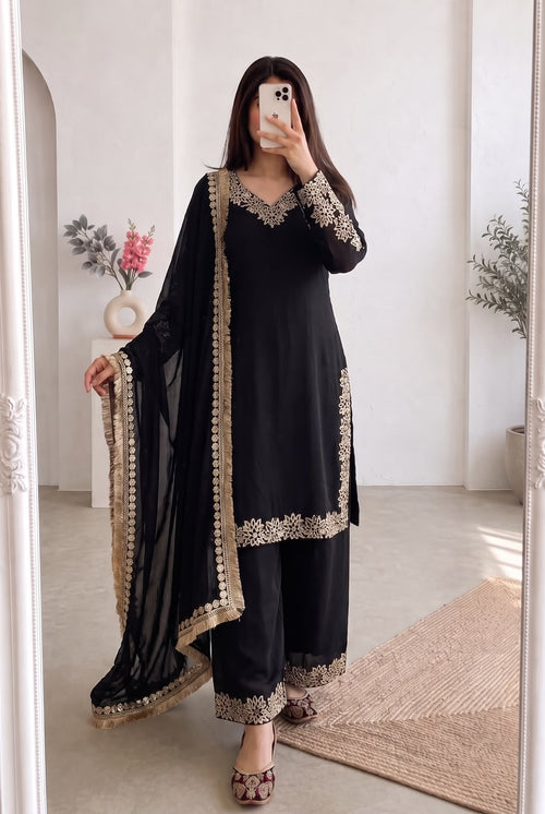Luxury Embroidered Pakistani Suit Set