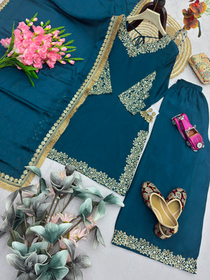 Luxury Embroidered Pakistani Suit Set
