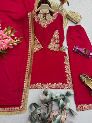 Luxury Embroidered Pakistani Suit Set
