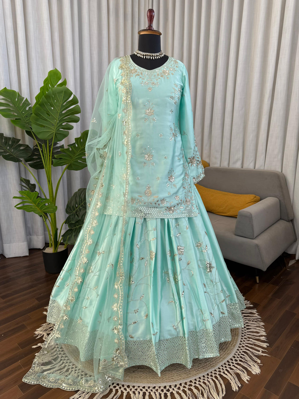 Mint Royale Embroidered Ensemble
