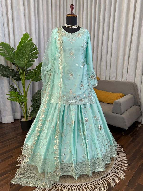 Mint Royale Embroidered Ensemble