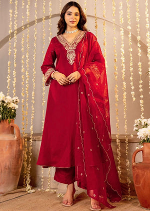Crimson Charm dress