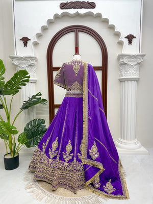 Blue Aura Designer Gown