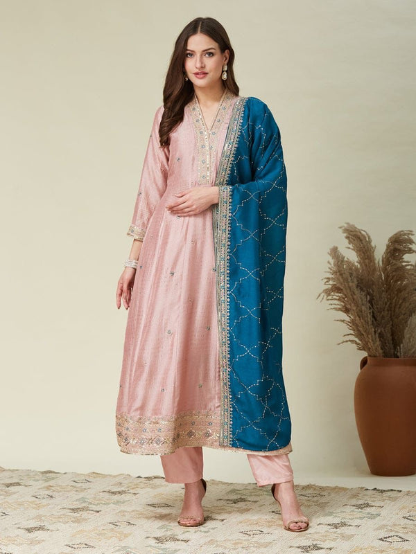 Anarkali Designers kurti Pent Set.