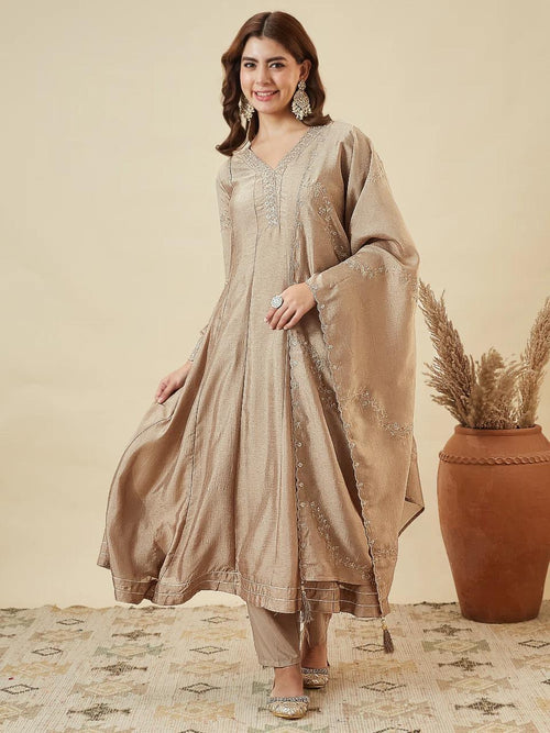 Anarkali Designers kurti Pent Set